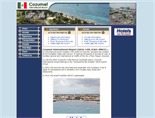 Tablet Screenshot of cozumel-airport.com